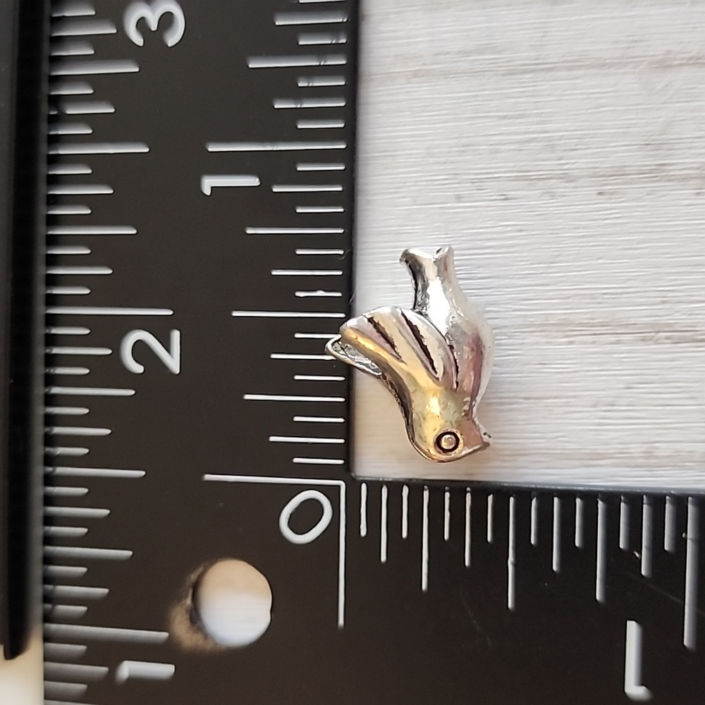 Bird Charm for European Style Bracelets Fits Pandora Systems - Picture 3 of 3
